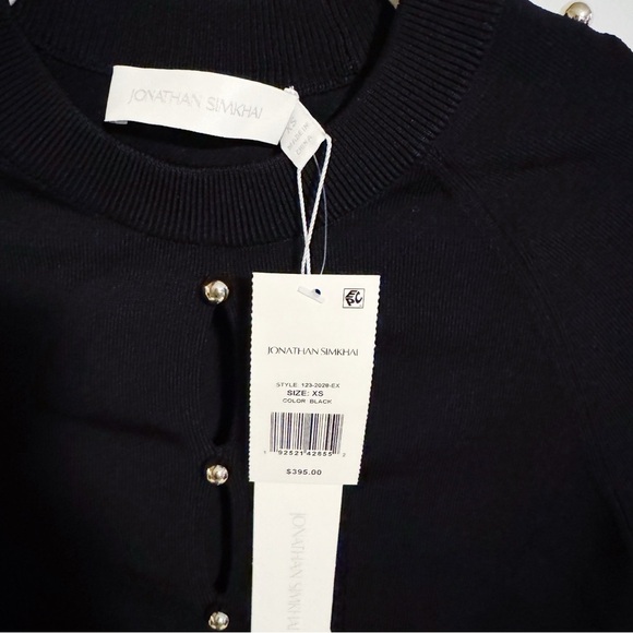 Jonathan Simkhai - Black Cutout Long Sleeve Top - Picture 5 of 5